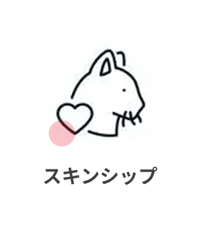 猫とスキンシップ